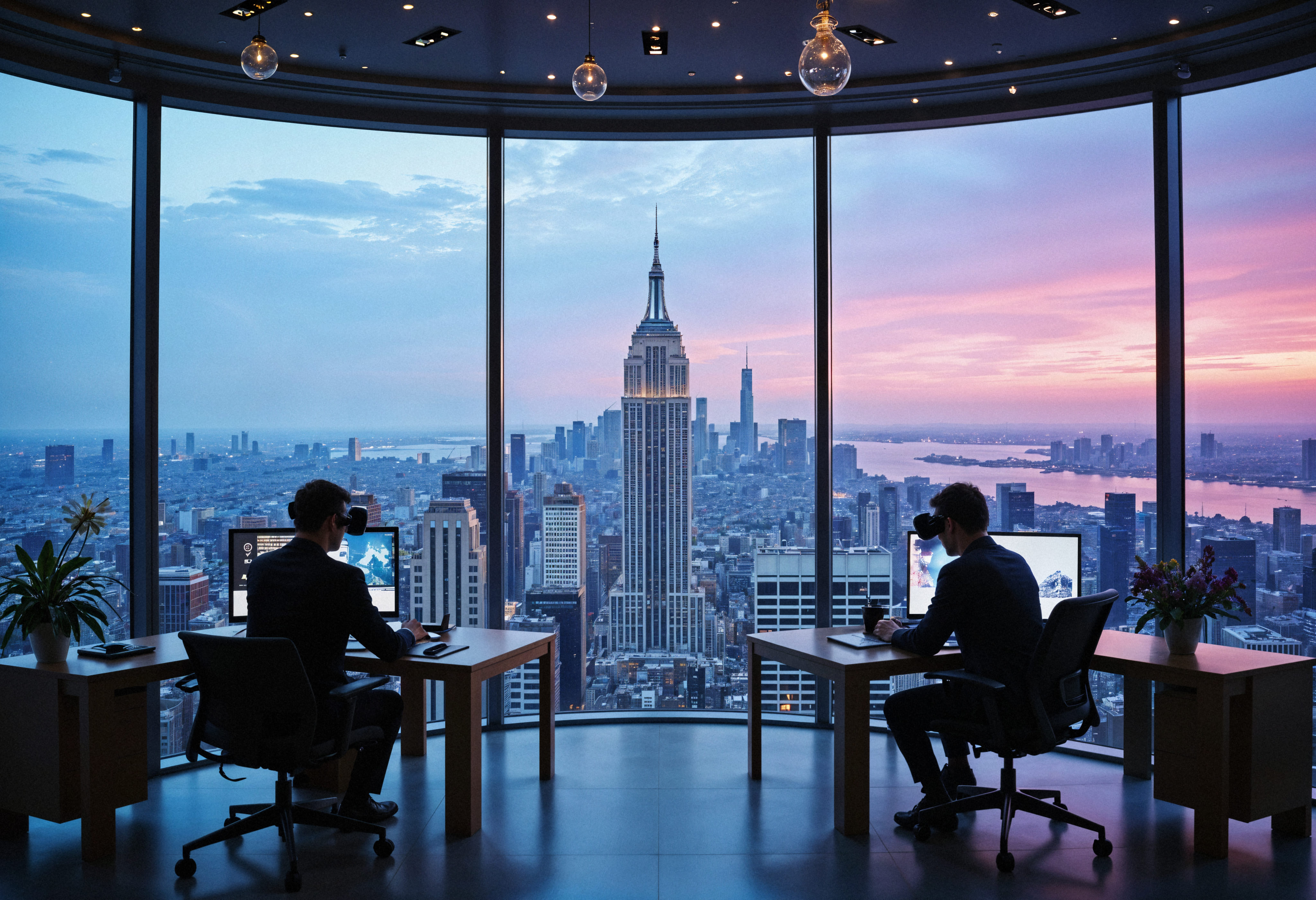 Team collaborating on a project